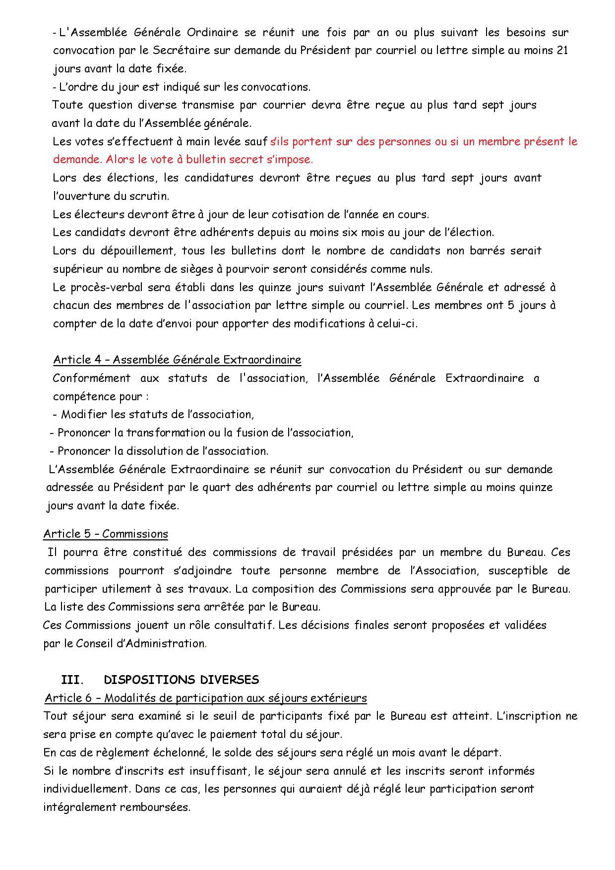 Reglement interieur 20254